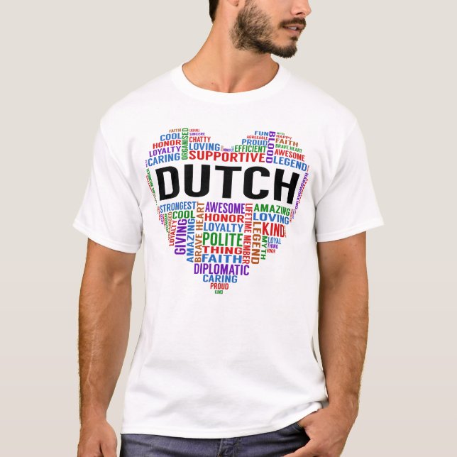 DUTCH Legend Heart T Shirt (Framsida)