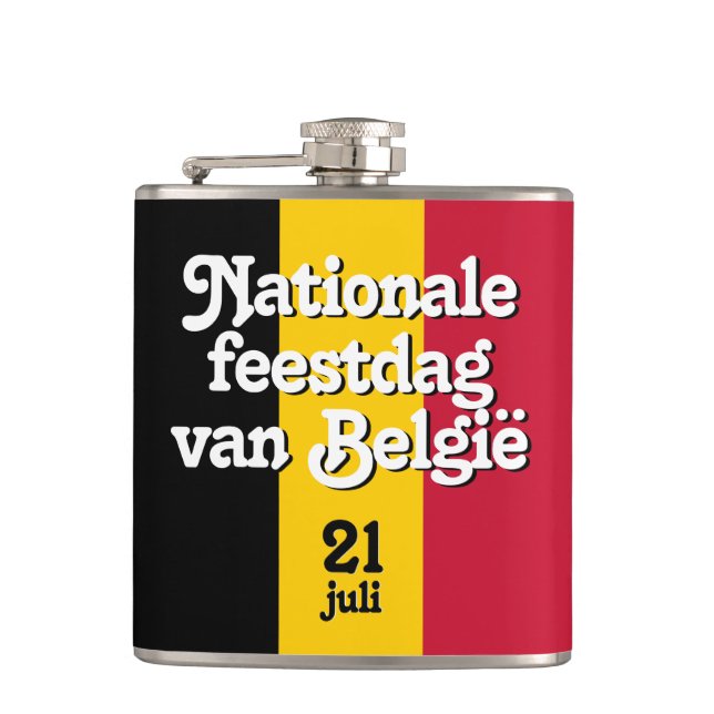 Dutch Nationale feestdag van België belgisk Flagga Fickplunta (Framsidan)