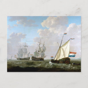 Dutch Öster India Company Fraktass by Jacob van St Vykort