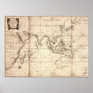 "Dutch Öster India Company" (VOC) Trade Zon Poster
