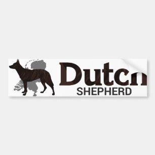 Dutch Shepherd Dog - Dutchie Bildekal