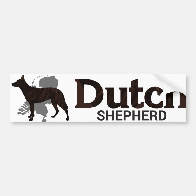 Dutch Shepherd Dog - Dutchie Bildekal (Framsidan)