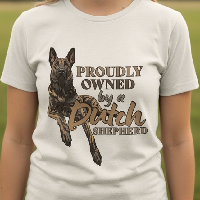 Dutch Shepherd -Hollandse Herdershond T Shirt (Skapare uppladdad)
