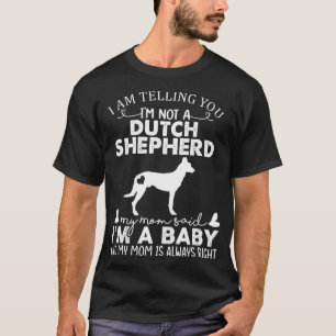 Dutch Shepherd Mamma Baby Funny Cute Hund Pet Owne T Shirt