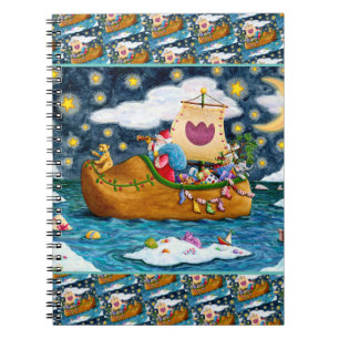 DUTCH SHOE SANTA FRAKT, ICEBERGS, WHALE, NALLE ANTECKNINGSBOK