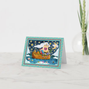 DUTCH SHOE SANTA FRAKT, ICEBERGS, WHALE, NALLE HELGKORT