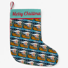 DUTCH SHOE SANTA FRAKT, ICEBERGS, WHALE, NALLE LITEN JULSTRUMPA