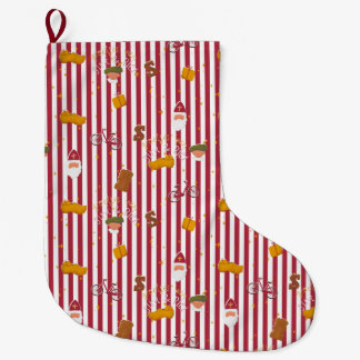 Dutch Sinterklaas Christmas Stocking Sint and Piet Stor Julstrumpa