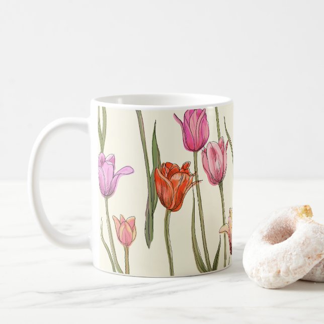Dutch Tulips Classic Mugg (Med munk)