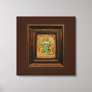 Dutch van Westervelt Family Jackar om Arm framed Canvastryck