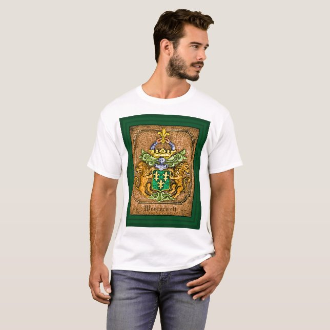 Dutch Van Westervelt Family Jackar om Arm T-Shirt (Hel framsida)