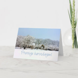 Dutch vinterbäderland merry x mas helgkort