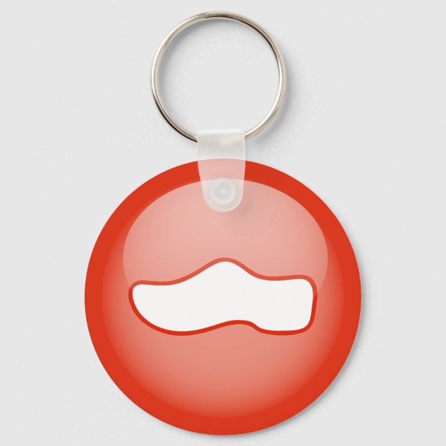 Dutch Wooden Shoe Nyckelring (Framsida)