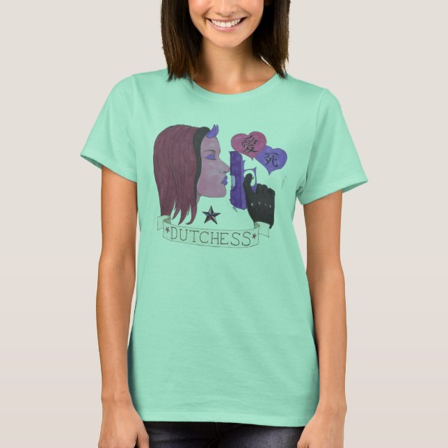 Dutchess DeLounge Tattoo Dam T-Shirt (Framsida)