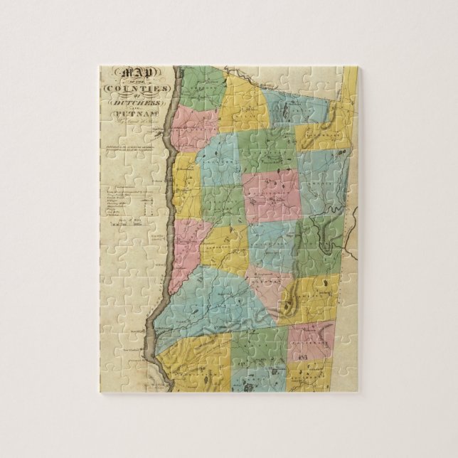 Dutchess, Putnam fylken Pussel (Vertikal)