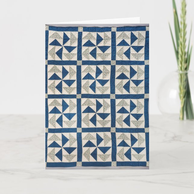 Dutchmans puzzle quilt kort (Framsida)