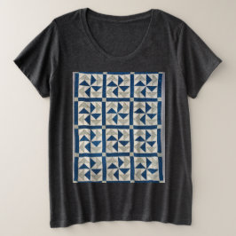 Dutchmans puzzle quilt t shirt