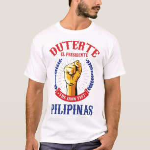 Duterte filippinsk president tee