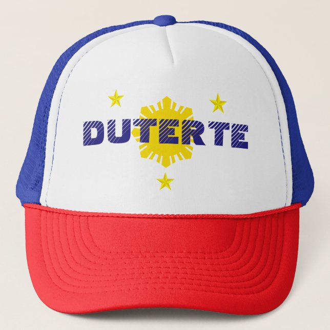 Duterte för presidentkampanjhatt keps (Framsida)