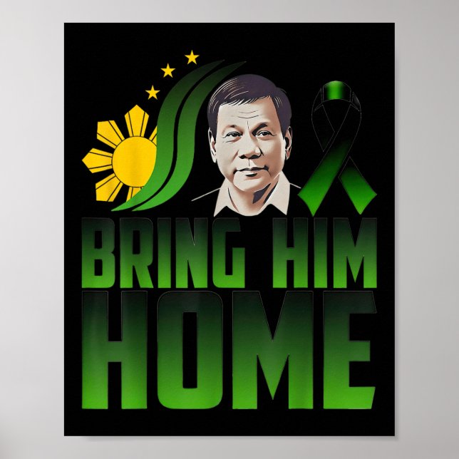 Duterte hit honom hem Filippinerna, prrd Du30 Supp Poster (Framsidan)
