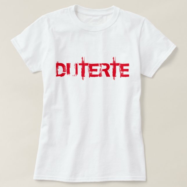 DUTERTE-SKJORTA T SHIRT (Design framsida)
