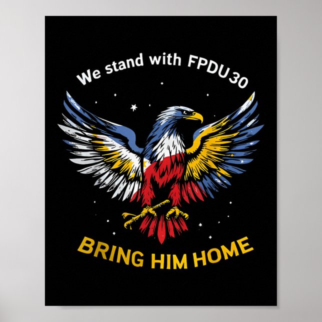 Duterte Supporter Shirt 2025, ta med sig hem Eagle Poster (Framsidan)
