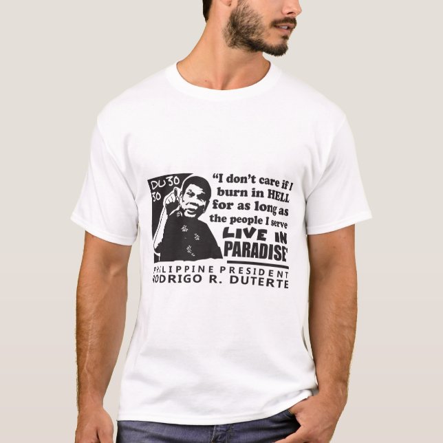 Duterte T-tröja T Shirt (Framsida)