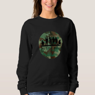 Duty Call call Coola Camouflage Soldier Figurines  T Shirt