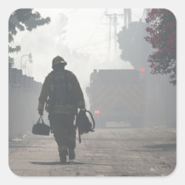 Duty Call Call Square-fästare Fyrkantigt Klistermärke