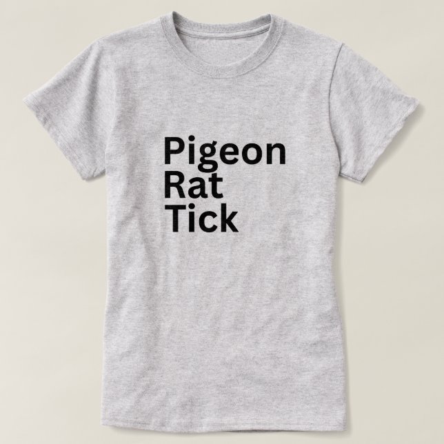 Duv Råtta Fästing PRT  T Shirt (Design framsida)