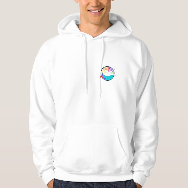 Duva av kärlek (LGBTIQ) Munkjacka (Framsida)