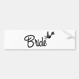 Duva & brud bildekal