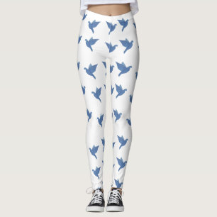 Duva fågelkonst, duvadamasker leggings