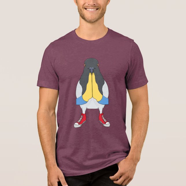 Duva med skor t shirt (Framsida)