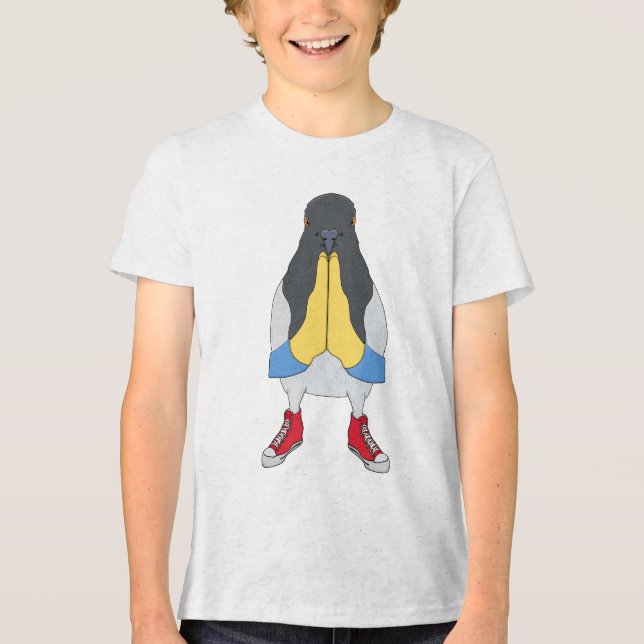 Duva med skor t shirt (Framsida)
