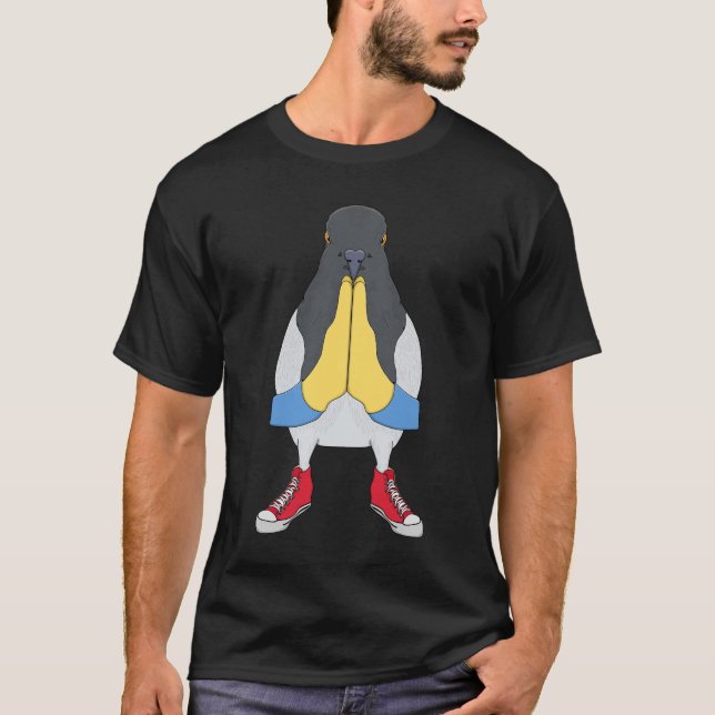 Duva med skor t shirt (Framsida)