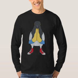 Duva med skor t shirt