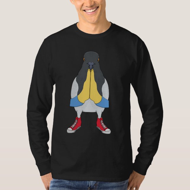 Duva med skor t shirt (Framsida)