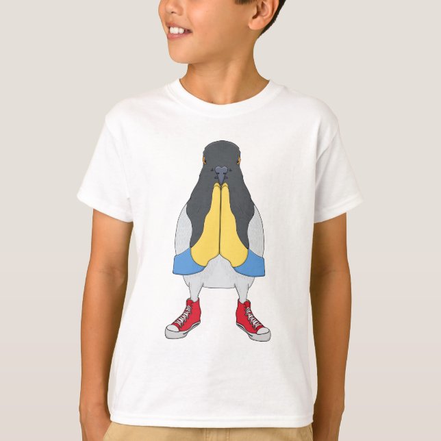 Duva med skor t shirt (Framsida)