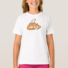 Duva och katt t shirt