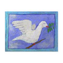 Duva och olivgrön gren av Ian Roz