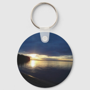 Duva sjö Keychain Nyckelring