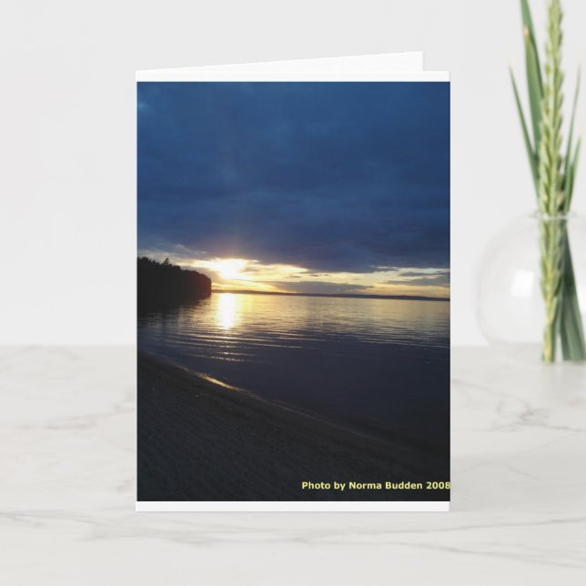 Duva sjö Notecards Kort (Framsida)