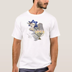 Duva, Tallit & menora B T-shirt