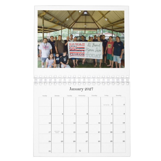 Duvakalender 2009 kalender (Jan 2027)