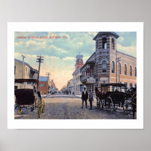 Duval St., Key West, Florida vintage affisch 1900