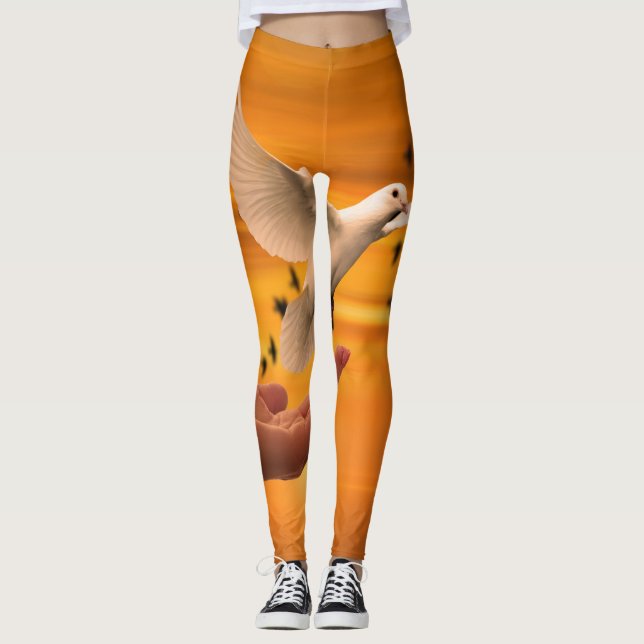 DuvaLiberté damasker Leggings (Framsida)