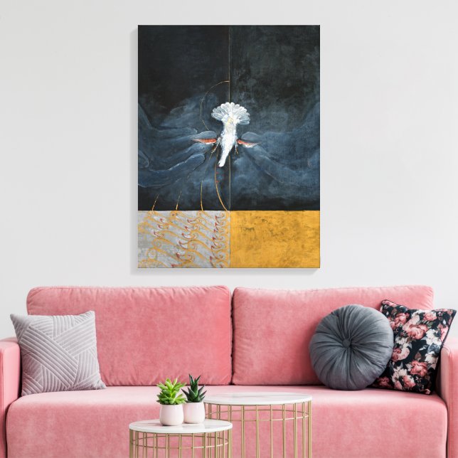 Duvan, nr 5 | Hilma af Klint Canvastryck (Insitu (Vardagsrum))