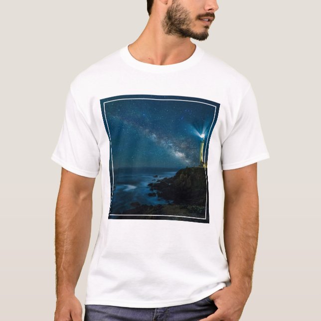 Duvan pekar den ljusa stationen, Ca Tee Shirt (Framsida)