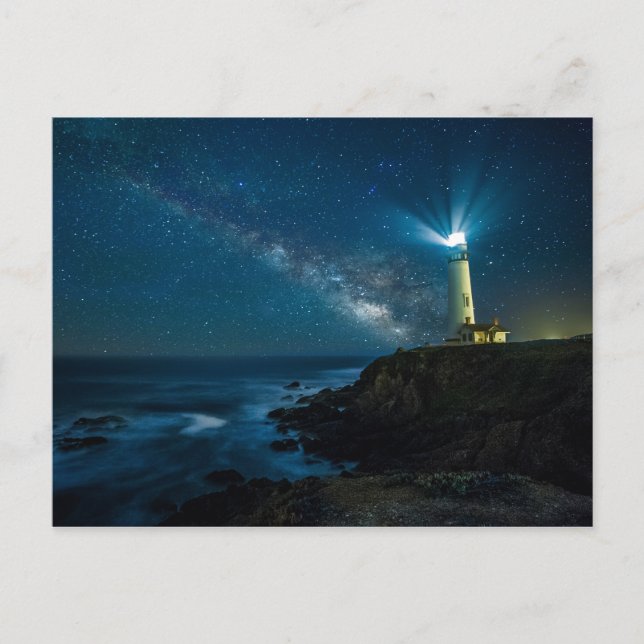 Duvan pekar den ljusa stationen Kalifornien Vykort (Framsida)